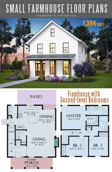 small 2 story farmhouse plans